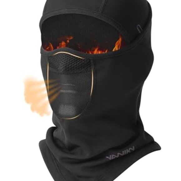 Thermal Fleece Balaclava Ski Mask Windproof Full Coverage Unisex Winter Face main image 8